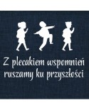 Z plecakiem wspomnień ruszamy ku przyszłości- wycinanka z kartonu