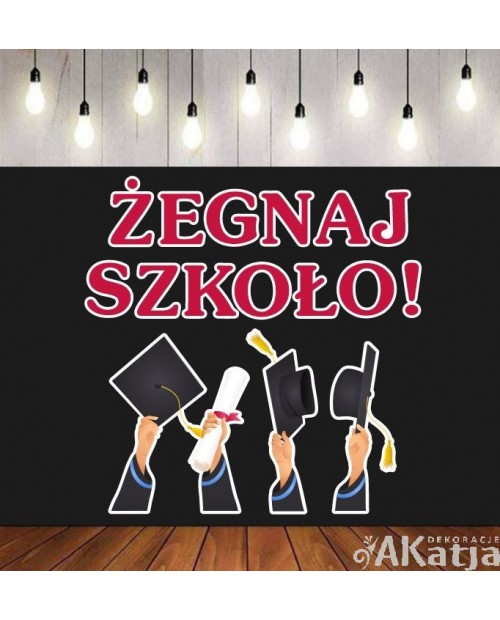 Żegnaj Szkoło!- dekoracje do gazetek szkolnych