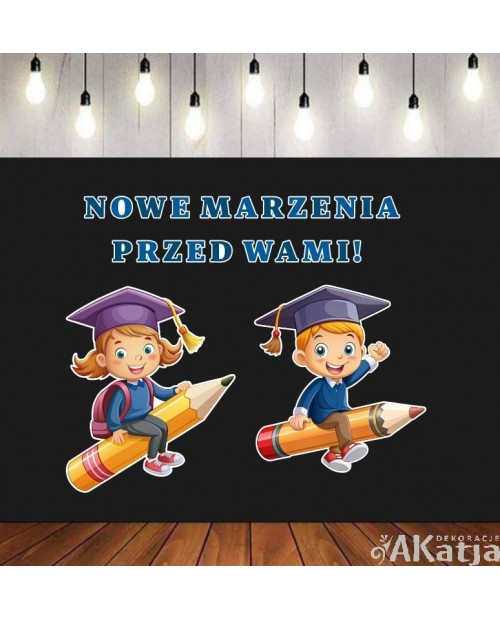 Nowe marzenia przed Wami!- dekoracje do gazetek szkolnych