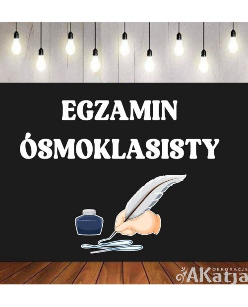 Egzamin Ósmoklasisty- dekoracje do gazetek szkolnych