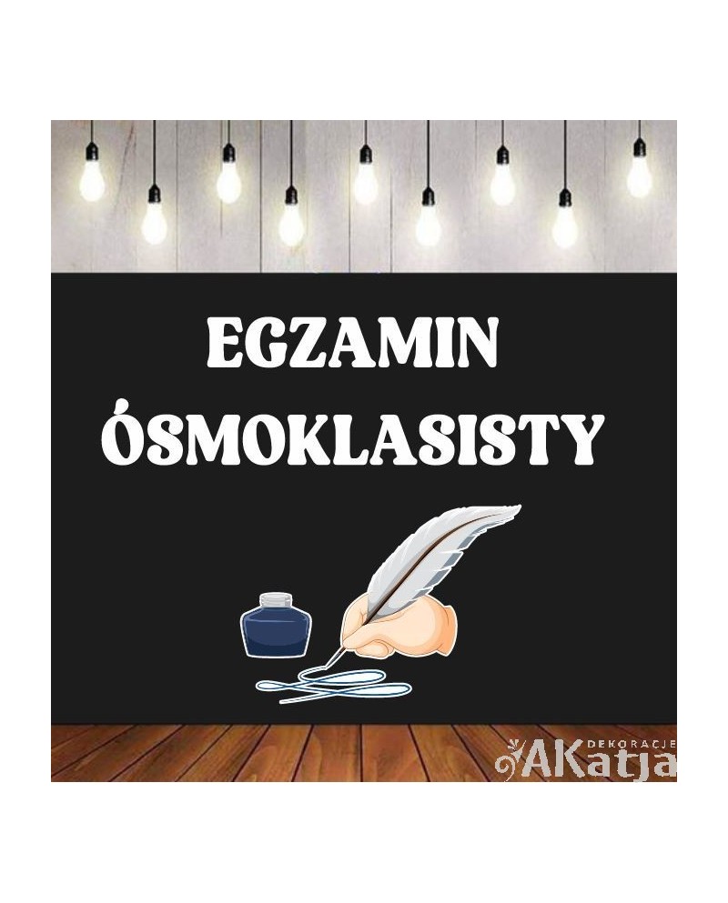 Egzamin Ósmoklasisty- dekoracje do gazetek szkolnych
