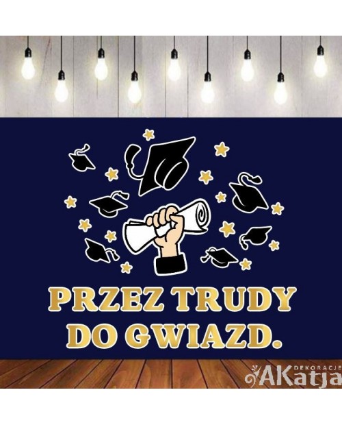 Przez trudy do gwiazd- dekoracje do gazetek szkolnych