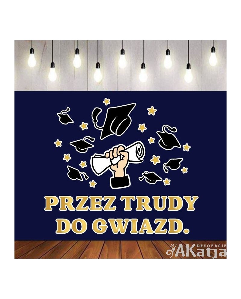 Przez trudy do gwiazd- dekoracje do gazetek szkolnych
