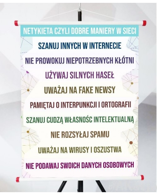 Plansza- Netykieta czyli dobre maniery w sieci
