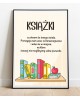 Plakat z napisem: Książki są oknem do innego świata