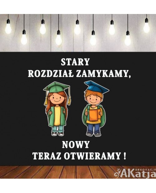 Stary rozdział zamykamy...- dekoracje do gazetek szkolnych