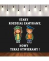 Stary rozdział zamykamy...- dekoracje do gazetek szkolnych