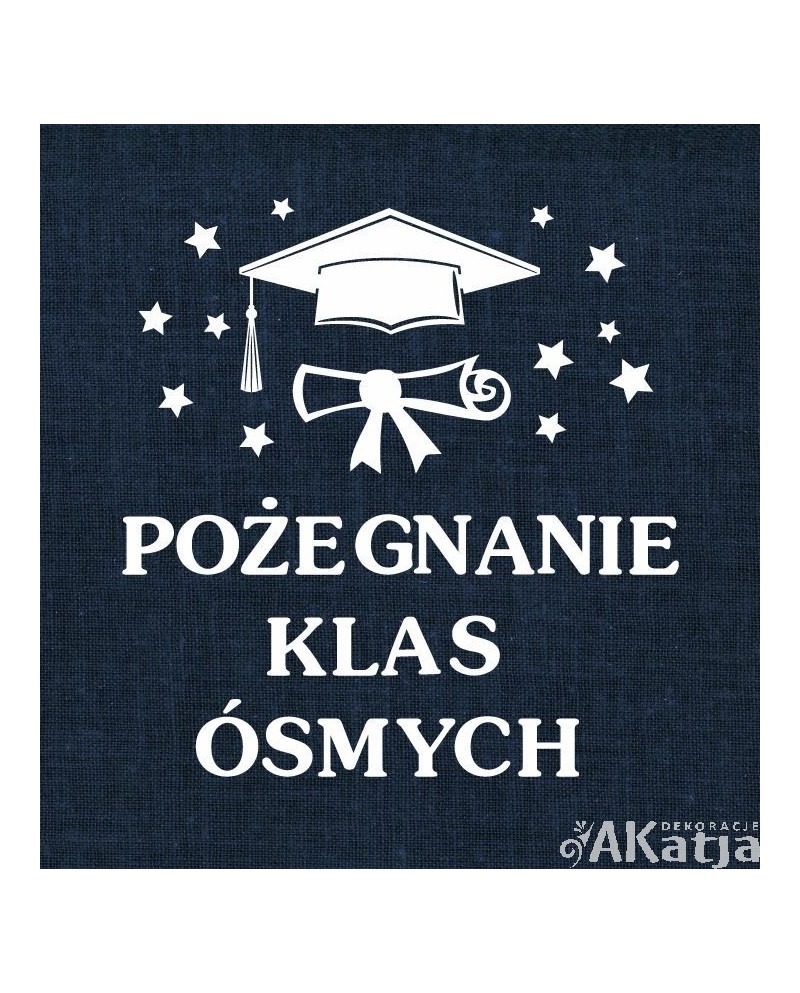 Pożegnanie Klas Ósmych- wycinanka z kartonu
