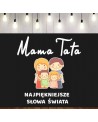 Mama Tata najpiękniejsze słowa świata- dekoracje do gazetek szkolnych