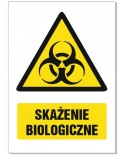 Piktogram ostrzegawczy - SKAŻENIE BIOLOGICZNE