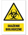 Piktogram ostrzegawczy - SKAŻENIE BIOLOGICZNE