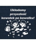 Układamy przyszłość kawałek po kawałku- wycinanka z kartonu