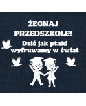 Żegnaj przedszkole!- wycinanka z kartonu