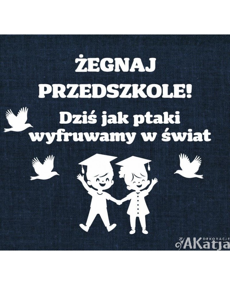 Żegnaj przedszkole!- wycinanka z kartonu