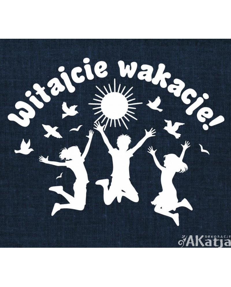 Witajcie wakacje!- wycinanka z kartonu