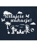 Witajcie wakacje- wycinanka z kartonu