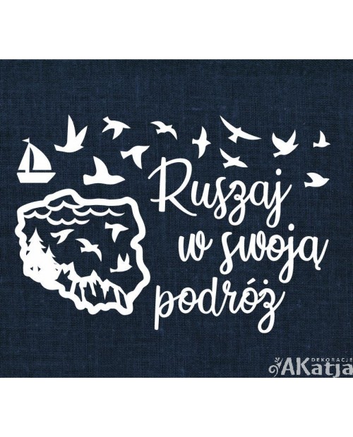 Ruszaj w swoją podróż- wycinanka z kartonu