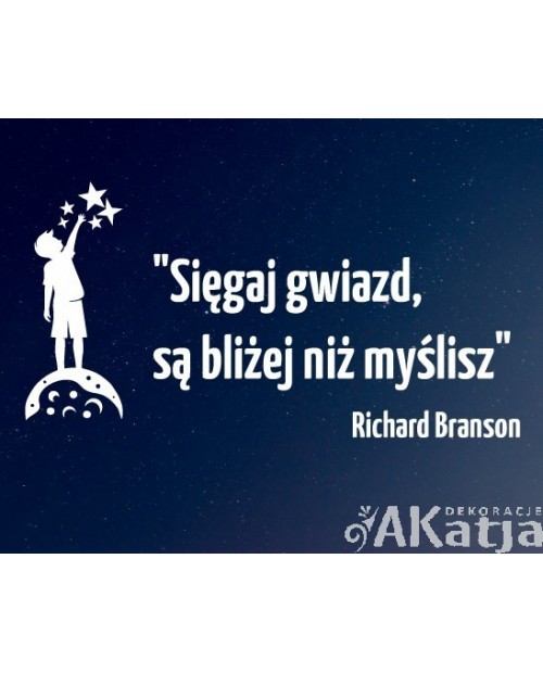 Sięgaj gwiazd- wycinanka z kartonu
