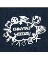 Chwytaj wiedzę!- wycinanka z kartonu