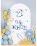 Naklejka na Baby Shower: Oh Baby