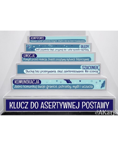 Naklejki na schody: Klucz do asertywnej postawy