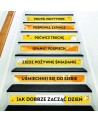 Naklejki na schody: Jak dobrze zacząć dzień