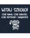 Witaj szkoło- wycinanka z kartonu
