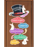 Magiczne słowa- naklejka na ścianę