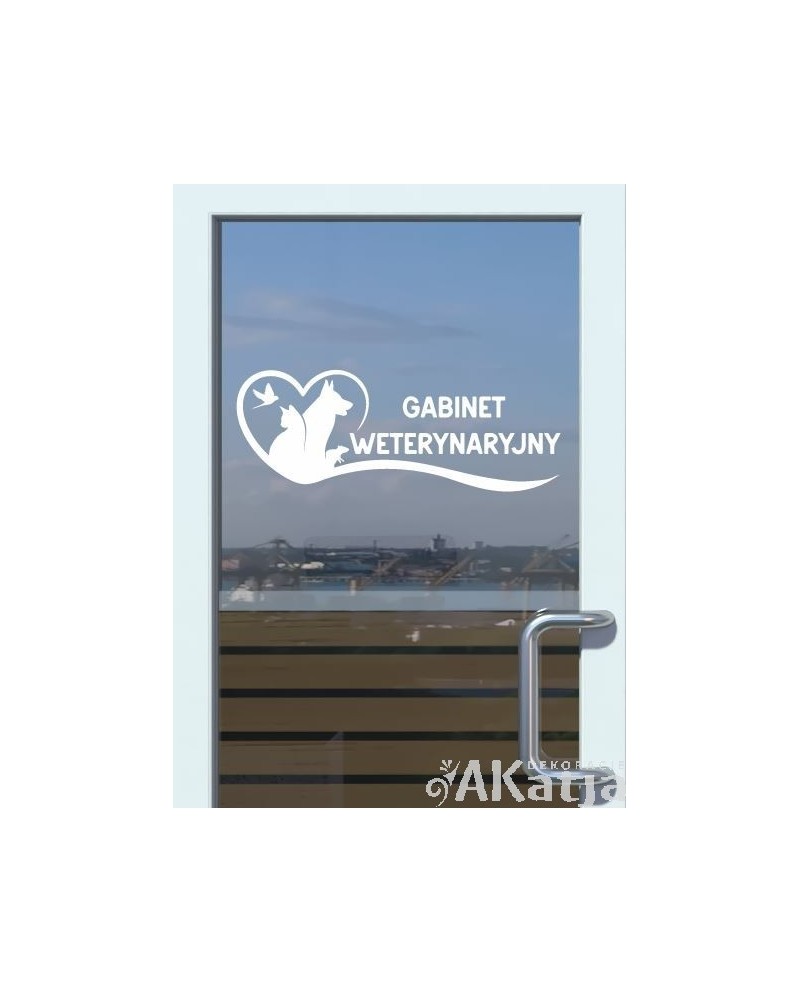 Naklejka: Gabinet weterynaryjny