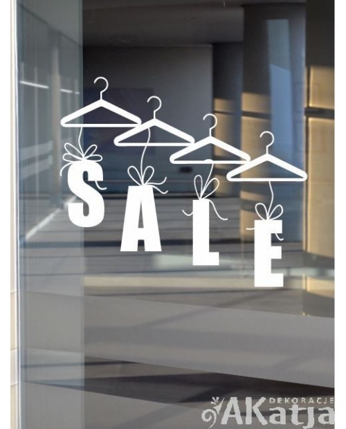 Naklejka wieszaki: Sale