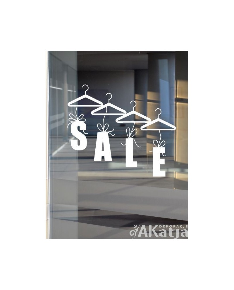 Naklejka wieszaki: Sale