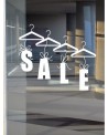 Naklejka wieszaki: Sale