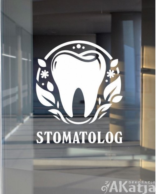 Naklejka samoprzylepna: Stomatolog