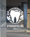 Naklejka samoprzylepna: Stomatolog