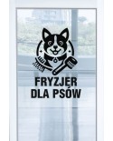Naklejka samoprzylepna: Fryzjer dla psów