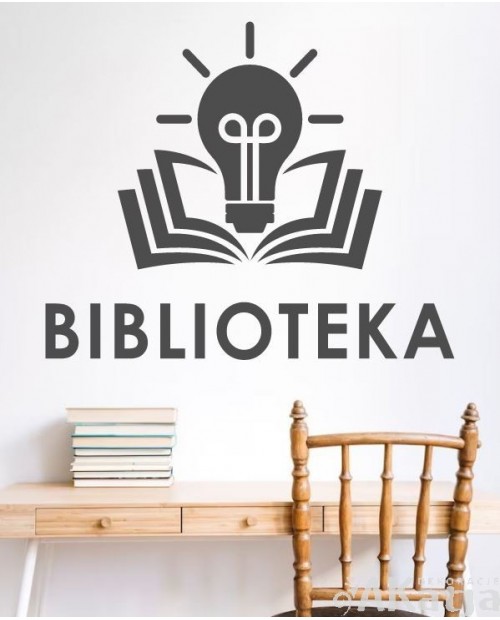 Naklejka ścienna: Biblioteka