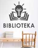 Naklejka ścienna: Biblioteka