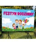 Festyn Rodzinny- baner do szkoły i przedszkola