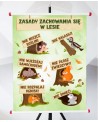 Plansza- Zasady zachowania w lesie