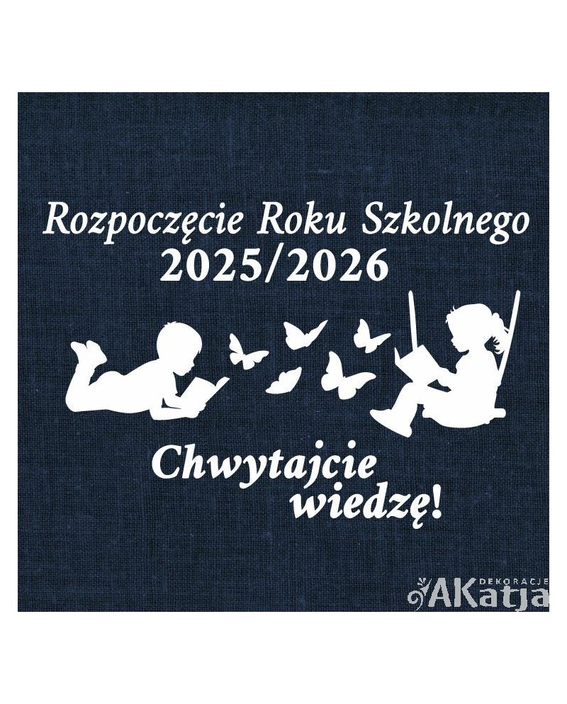 Rozpoczęcie Roku Szkolnego 2025/2026- wycinanka z kartonu