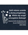 Uroczyste ślubowanie klas pierwszych- wycinanka z kartonu