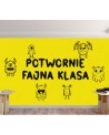 Potwornie fajna klasa: naklejka na ścianę