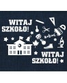 Witaj szkoło!- wycinanka z kartonu