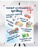 Plansza- Zamiast scrollowania spróbuj...