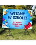To będzie kosmiczny rok - baner na rozpoczęcie roku szkolnego