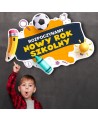 Rozpoczynamy nowy rok szkolny - zestaw dekoracji do gazetek szkolnych
