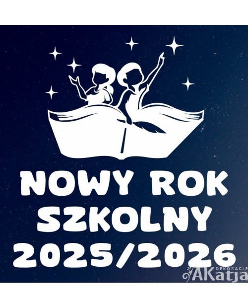 Nowy rok szkolny - wycinanka z kartonu