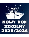 Nowy rok szkolny - wycinanka z kartonu