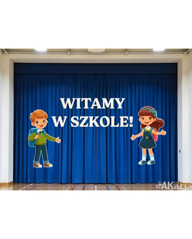 Witamy w szkole - zestaw dekoracji do gazetek szkolnych