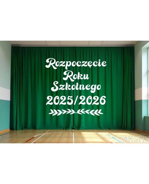 Rozpoczęcie Nowego Roku Szkolnego - wycinanka z kartonu